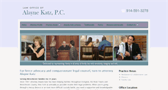 Desktop Screenshot of alaynekatzlaw.com